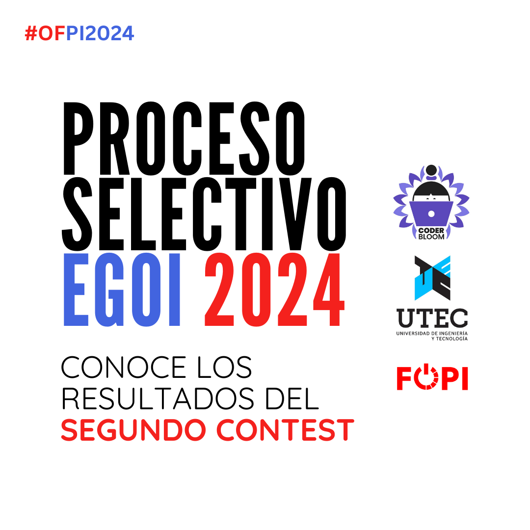 EGOI 2024 Resultados de la Competencia #2